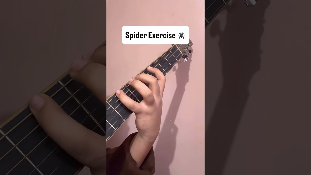 Guitar Spider Exercise for Speed #guitarist #guitarsolo #practice — Rhythm Music Academy