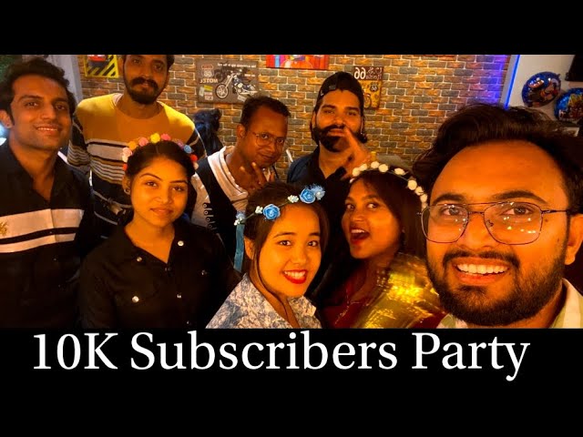 Vlog 10k subscriber party | Live singing | Road bench cafe | Celebrations — Rhythm Music Academy